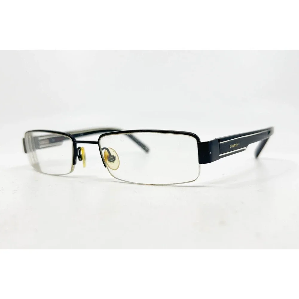 Carrera CA7561 1P3 Black Rectangular Eyeglasses Frames 52-19-140 Womens Eyewear